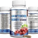 Hawthorn Berry 4: 1 Extract (120 kapsler) Immunsystemet Support, Super Antioxidant, Hawthorn Berry Kapsler Koncentreret fra 2660mg Berries