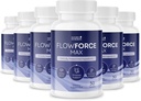 FlowForceMax Herbal Support - Natural Plant- Based Formel med Saw Palmetto Uddrag 124; 30 tyggetabletter, 6 Måned Supply, Made in USA