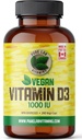 Pure Lab Vitamin Vegan Vitamin D3 1000IE, 240 Vegi- Caps Made in Canada