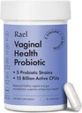 Rael Probiotika for kvinder - pH balance tillæg med Prebiotika, Vaginal immunforsvar, Gær & Flora Support, Odor Control, Vegan (30 Servere)