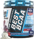 BPI Sports Bedste BCAA Powder - Muscle Recovery Support - Forgrenet Chain Amino Acids