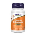 Now Foods Supplements, Clinical GI Probiotic ™, 50 + Formel, Strain Verified, 60 Veg Kapsler