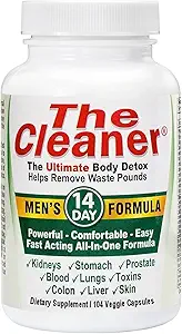 Schedule Syst Measures The Cleaner Detox, Komplet intern oprydning Formel, Support fordøjelsessygdomme, Vegetariske Kapsler (Mænd 14 dage)