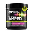 Optimum Nutrition Amped Pre- Workout, med Citrullin, Beta- Alanine, Nootropics og 300mg koffein til energi, Berry Fusion, 20 Servering (Packaging May Vary)