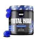 REDCON1 Total War Pre Workout Powder | Blue Raspberry | 320mg Caffeine + Citrulline Malate + Beta Alanine (30 Servings)