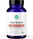 Ora Organic Skin Health Supplement - Sun Skadesstøtte - fremmer Skin 's Natural Defense Measures 124; Vegansk Antioxidanter herunder Astaxanthin og Carotenoider - 1 Måned Supply, 60 Kapsler