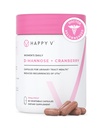 Happy v Dr. Formuleret D- Mannose med Cranberry piller til kvinder Cranberry for Urinary Tract infektioner & D Mannose Powder for UTI Infektion Prevention, Bstige & Urinary Tract Health & Harmony