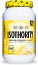 Isothority Whey Protein Isolate, Whipped Cream Banana, 2 LB - Ultra Absorbable Forgrenet Chain Aminosyrer (BCAA) Pulver med 25 g Protein Per Servering, Lav Carb - Build Muscle & Accelerate Inddrivelse