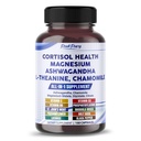 CORTISOL Health Ashwagandha Magnesium Kamille L- Theanine - Made in USA