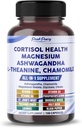 CORTISOL Health Ashwagandha Magnesium Kamille L- Theanine - Made in USA