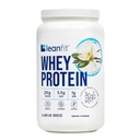 LeanFit WHEY Protein Natural Vanilla - 100% Whey Protein Powder, 24g Protein Per Servering - Grass- Fed, Gluten- Free, Low Carb, BCAAs, Amino Acid - 23 Servering, 1,83 Pound Tub