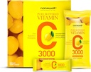 NANOWELL Pure Buffered C-vitamin 3000 mg per servering, Kosttilskud til immunforsvar - 60 sticks x 1 Box, 2 Months Supply (60 Tæl)