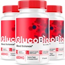 (3 Pack) GlucoBio Kapsler - Officielle Gluco Bio Support Pills, Advanced Formel for samlet balance, GlucoBio Pills, GlucoBio Supplement, Glucovio Anmeldelser, 90 Kapsler til 3 Måneder