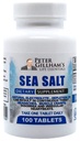 Peters Choice Sea Salt Natriumchlorid 450mg, 100 tabletter, Electrolyte Support & Balance, Atletisk Post Workout Rehydrering & Inddrivelse. Varm vejrstøtte. Undgå dehydrering og kramper. Fremstillet i USA