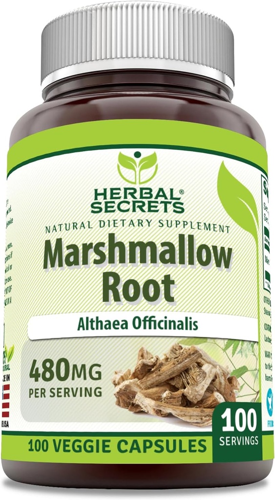 Urtehemmeligheder Marshmallow Extract Supplement: 124; 480 Mg