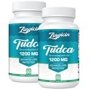 TUDCA supplement 1200mg - 120 Veggie kapsler, kraftfulde TUDCA Bile Salte Kosttilskud til lever, fordøjelse