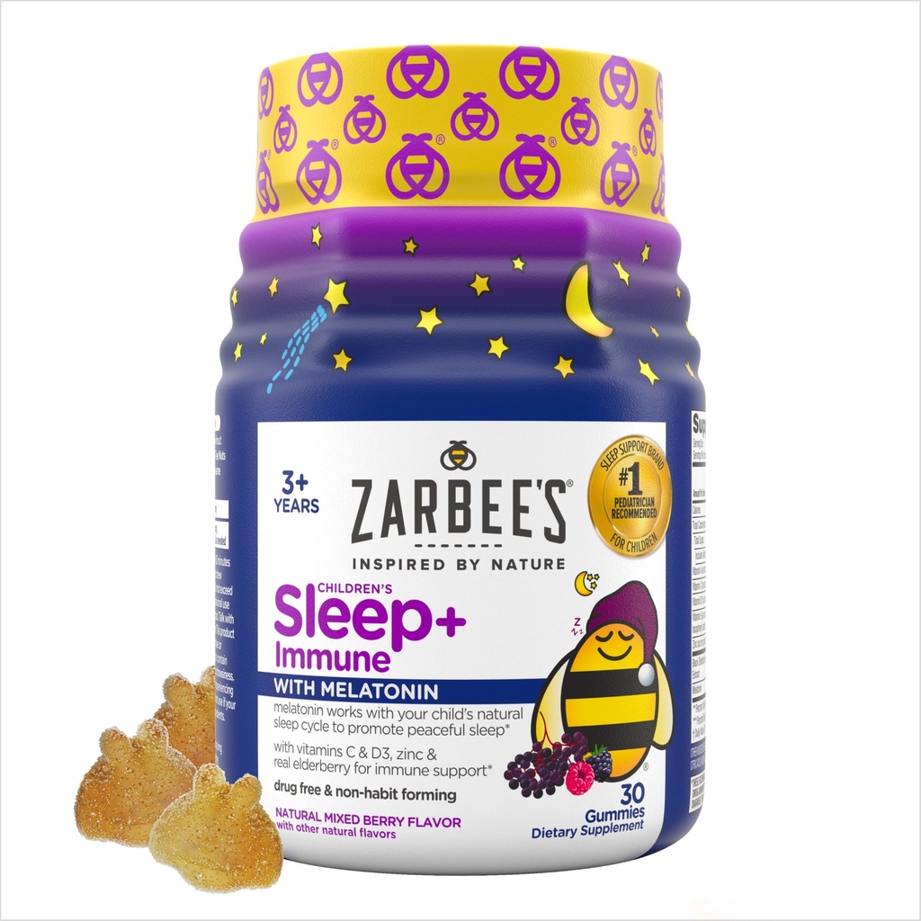 Zarbee 's Sleep & immuno Gummy 30ct