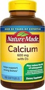 Nature Made Calcium 600 mg With Vitamin D Liquid Softels 100 ea (pakke med 2)