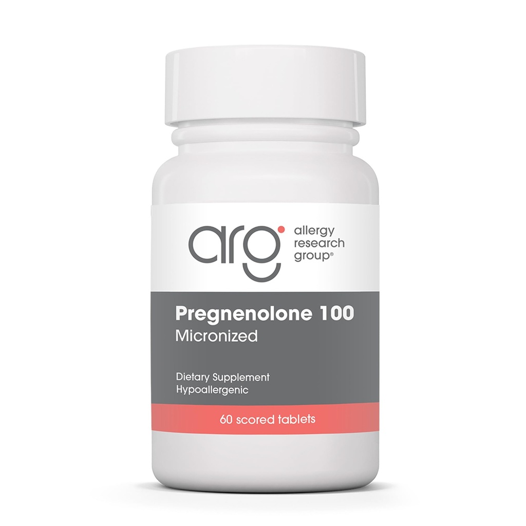 Allergy Research Group Graphenolone 100mg - Progesteron Kosttilskud til kvinder & mænd, Hormone & Stress Support med Natural Wild Yam, Mikroniseret Pure Lipid Matrix, Plant Based - 60 tabletter