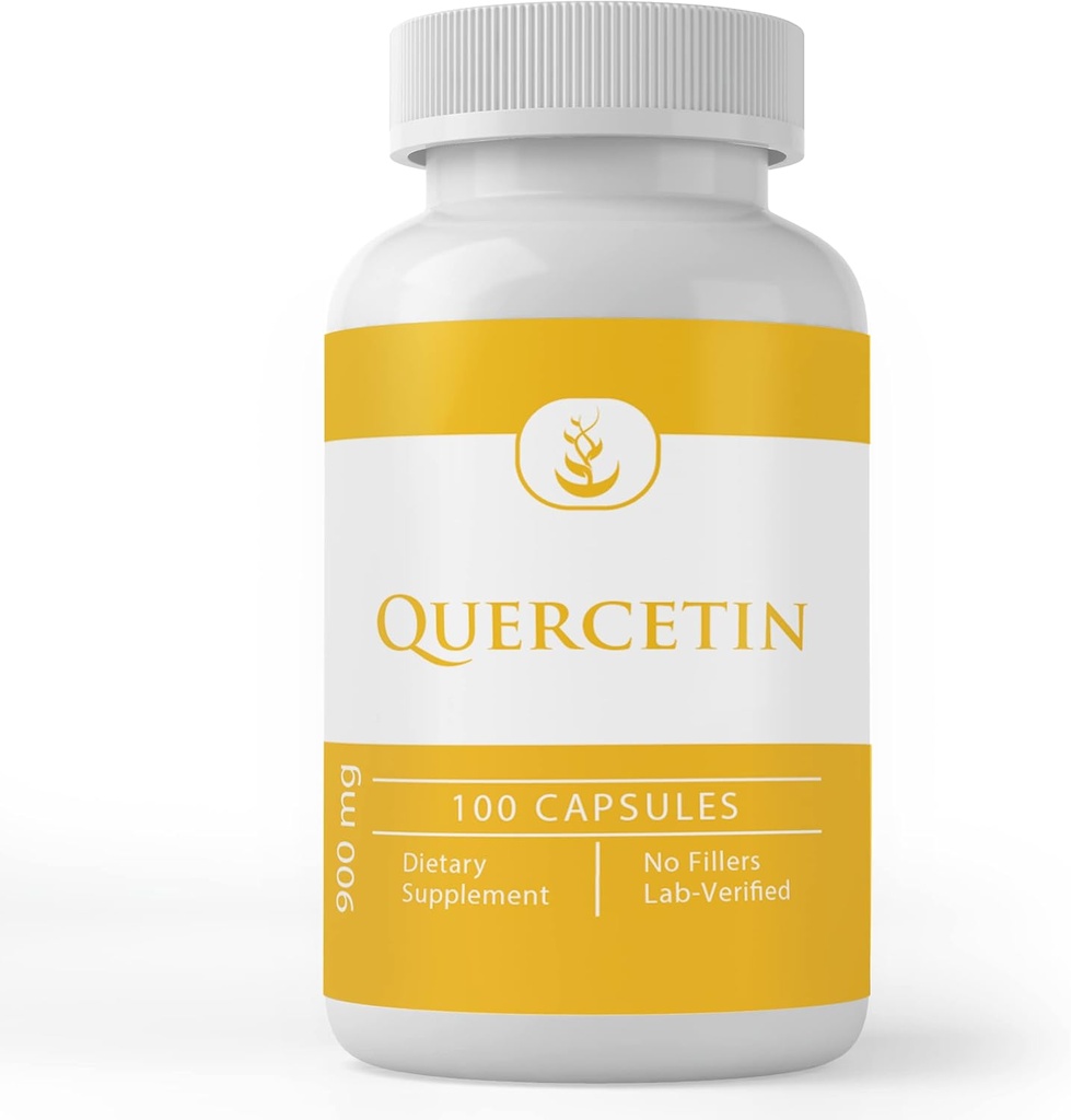 Pure Original Ingredienser Quercetin (100 kapsler) Altid Pure, Ingen tilsætningsstoffer eller Fillers, Lab Verified