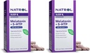 Natrol Advanced Sleep Melatonin + 5HTP, Dietary Supplement for Restful Sleep, 60 Time-Release Tablets, 60 Day Supply- Pack of 2