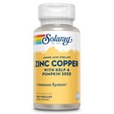 SOLARAY zink kobber Aminosyrechelat - immunsupporttillæg w / chelateret zink 50mg - ben, hud, hjerte sundhed og thyreoideastøtte - med jod fra Kelp, 60- dag garanti, 100 Serv, 100 VegCaps