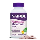 Natrol Fast Opløs Melatonin 10 mg, Melatonin Kosttilskud til rolig søvn, Sovestøtte til voksne, 60 Citrus- fyldte tabletter, op til en 60 dages forsyning