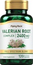 Piping Rock Valerian Root Capsules 2400 mg
