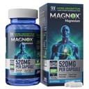 MAGNOX ® 520; Magnesiumtillæg 520mg af høj absorption Magnesium til mænd og kvinder med dødsøminer