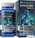 MAGNOX ® 520; Magnesiumtillæg 520mg af høj absorption Magnesium til mænd og kvinder med dødsøminer