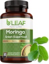 B'LEAF NATURE Organic Moringa Capsules 1000mg, 90 Count – Moringa Capsules with Organic Olefeira Powder for Immune Support, Energy & Balance – Vegan, Non-GMO Supplements for Daily Wellness