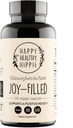 Joy- Filled Mood Support - 7 Herb Complex w / St. Johns Worts (120 Ct) - 124; Stress Relief Supplement med Rhodiola Rosea, Eleuthero - 124; Hjælper med at berolige sindet & Kroppen; 124; 100% Plantbased Happy Pills