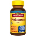 Nature Made Melatonin 3 mg sovemidler til voksne, 100% medicin gratis sovemidler, sovetilskud, 120 tabletter, 120 dages forsyning