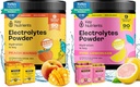 KEY NETRIENSER Ultimate Hydration & Recovery Electrolyte Bundle - Tropical Peach Mango & Fresh Pink Lemonade, Sukkerfri, 90 Servering Hver