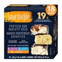 Smart for livet - High Protein, Lavsukker Bar Variety Pack, Gluten Free Caramel Mandel, Chokolade & Jordnøddesmør Chokolade Crunchy Meal Erstatning Barer arbejder med Cookie Diet Non- GMO 18ct