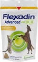 Vetoquinol Flexadin Advanced Hund Hip og fælles tillæg med ikke-denatureret Collagen, En Chew en dag Hip og fælles støtte Chew for hunde og katte, Klinisk Proven Vet- Godkendt formel, 30 Chews