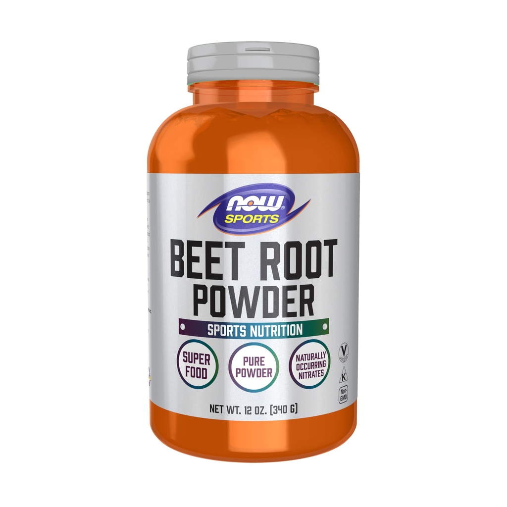 Now Foods Sport Nutrition, Beet Root Powder, Super Food med naturligt occurring Nitrater, 12-Ounce