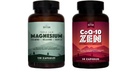 Natural Rhythm Cardio Calm Bundle - Triple Calm Magnesium 150mg, 120 Kapsler + CoQ10- ZEN (Coenzym Q10 + L- Carnitin + L- Theanin), 30 Kapsler