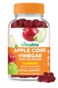 Livlig Apple Cider Vincious Gummies med mor 124; 1000 mg Gummies 124; Advanced ACV for Detox & Cleansing, Understøtter Metabolisme, fordampning, & Energy; 60 Gummies for vægttab og Belly Fat
