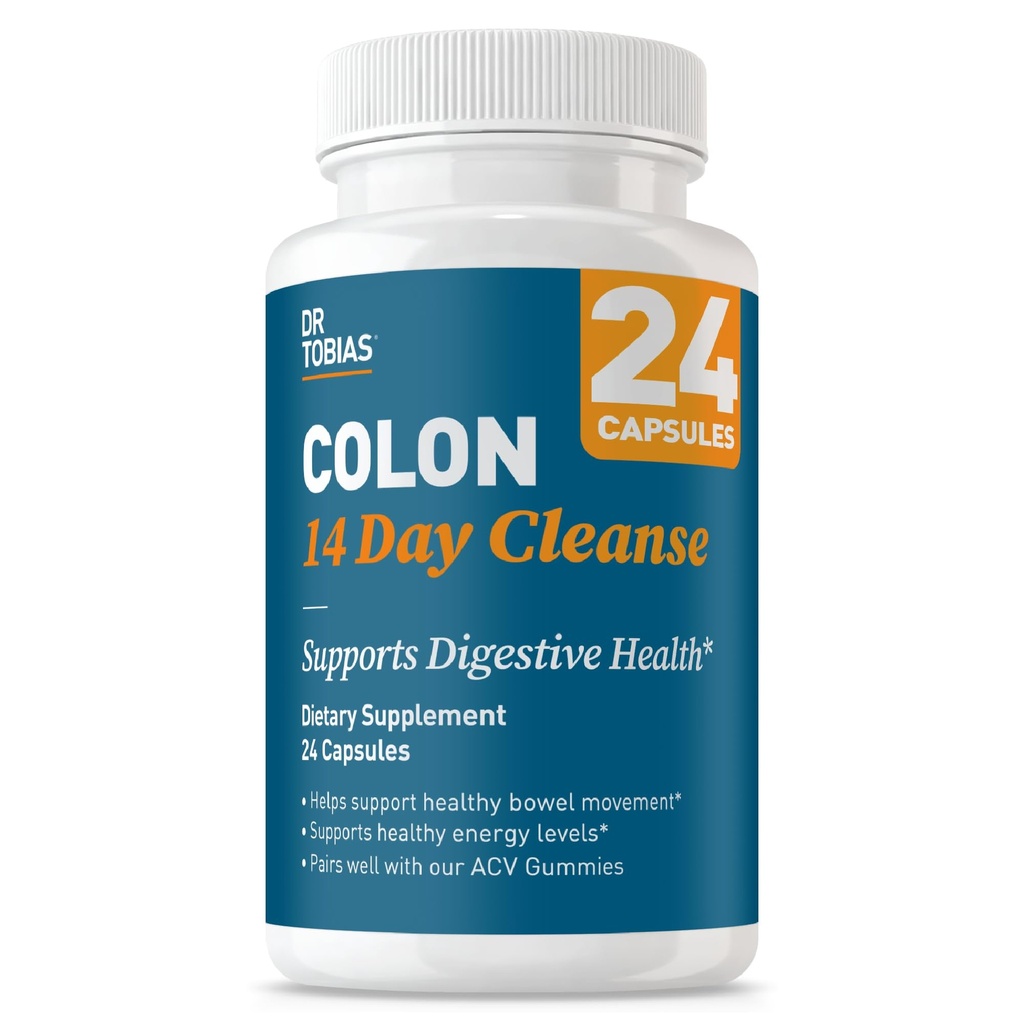 Dr. Tobias Colon Cleanse - Forstoppelse Relief & Gut Health Support til kvinder & Mænd