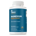 Dr. Tobias Magnesium Bisglycinat, Høj Absorption Magnesium Buffered Chelate Complex, 200 mg per kapsel, understøtter energi, muskel, ben & fælles sundhed, non- GMO Magnesium supplement, 120 kapsler