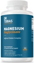 Dr. Tobias Magnesium Bisglycinat, Høj Absorption Magnesium Buffered Chelate Complex, 200 mg per kapsel, understøtter energi, muskel, ben & fælles sundhed, non- GMO Magnesium supplement, 120 kapsler