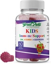 Greenfield Nutritions Halal immun Support Elderberry Gummies for Kids - Understøtter dit immunsystem naturligt med Halal Zink og C-vitamin Gummy Halal Vitamin - 60 lækre Kids Gummics