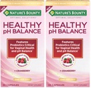 Naturens Bounty Probiotika for Kvinder, Vaginal Probiotika for sund pH balance, 2 Millioner CFU, Klinisk Studerede Strops, Optimal Solutions pH Balance Pills, 30 Vegetariske Kapsler (pakke med 2)