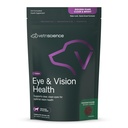 VetriScience Eye & Vision Health Chews for Dogs, Astaxanthin and Bilberry Extract, Eye Vitamins and Antioxidants, Prevent Tear Stains, Chicken, 60 Count