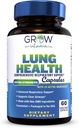 vokser vitamin Lung Health, Respiratoriske Support, Lung Health Extra Strength Support, Lung Cleanse Formel med C-vitamin til Support Bronchial System, Ånde Clear Airways - 60 kapsler