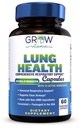 vokser vitamin Lung Health, Respiratoriske Support, Lung Health Extra Strength Support, Lung Cleanse Formel med C-vitamin til Support Bronchial System, Ånde Clear Airways - 60 kapsler