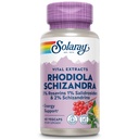SOLARAY Rhodiola Schizandra - Rhodiola Rosea Extract - Energistøtte og lejlighedsvis stress Relief supplement - Vegan, Lab Verified, 60-dages garanti - 60 Servere, 60 VegCaps