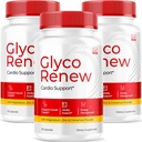 (3 Pack) Glyco Renew - Glyco Renew Blood Support, Glyco Renew Blood Support Pills, Ripped Glyco Renew Blood Support, Glyco Renew Pills, Glyco Renew Supplement, 90 Kapsler