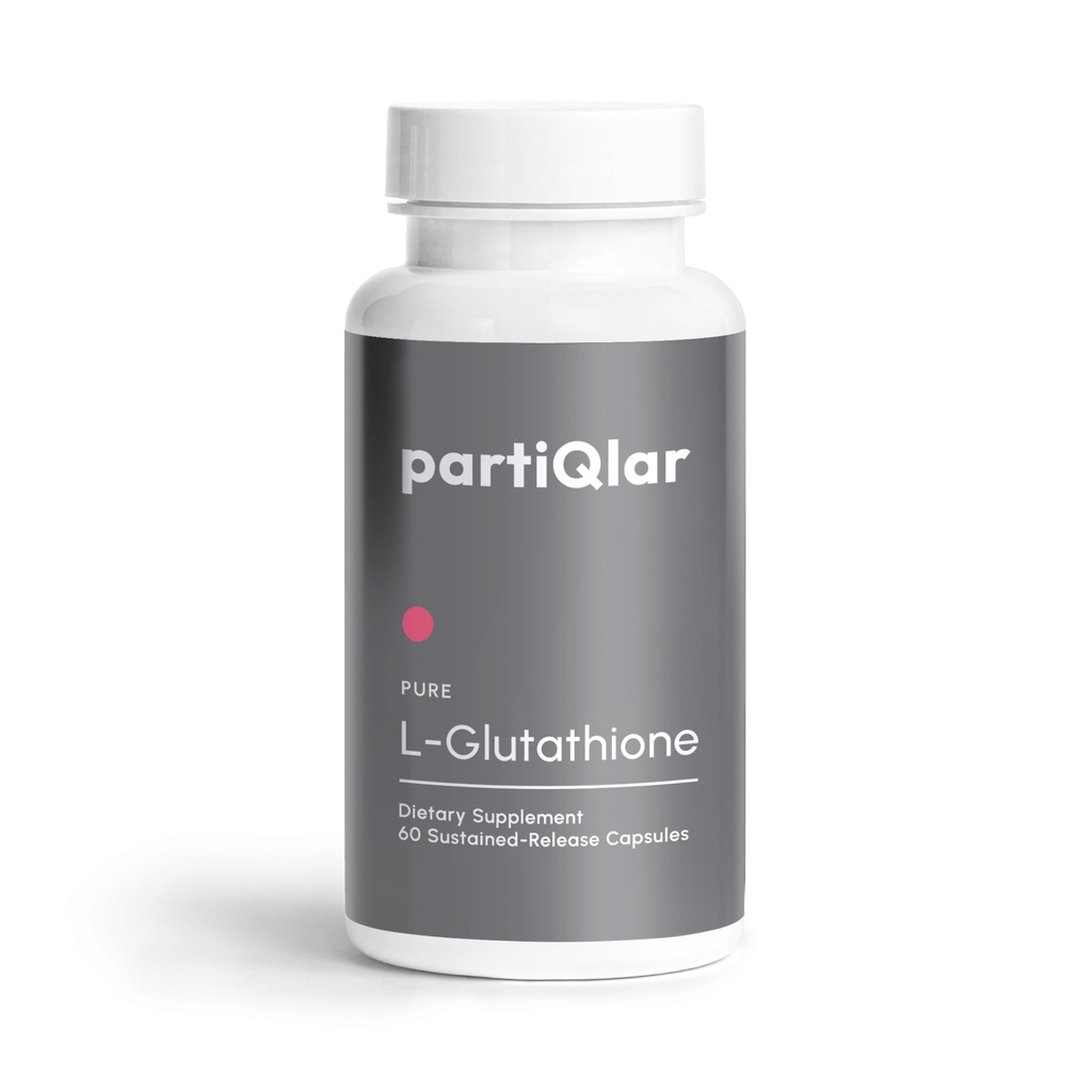 Pure L- Glutathione 500mg - Antioxidant Support & Detox Supplement - 2-Måneders Tilgang - Lavet i USA - Reduceret Glutathion Form - Vedvarende frigivelse 60 Kapsler
